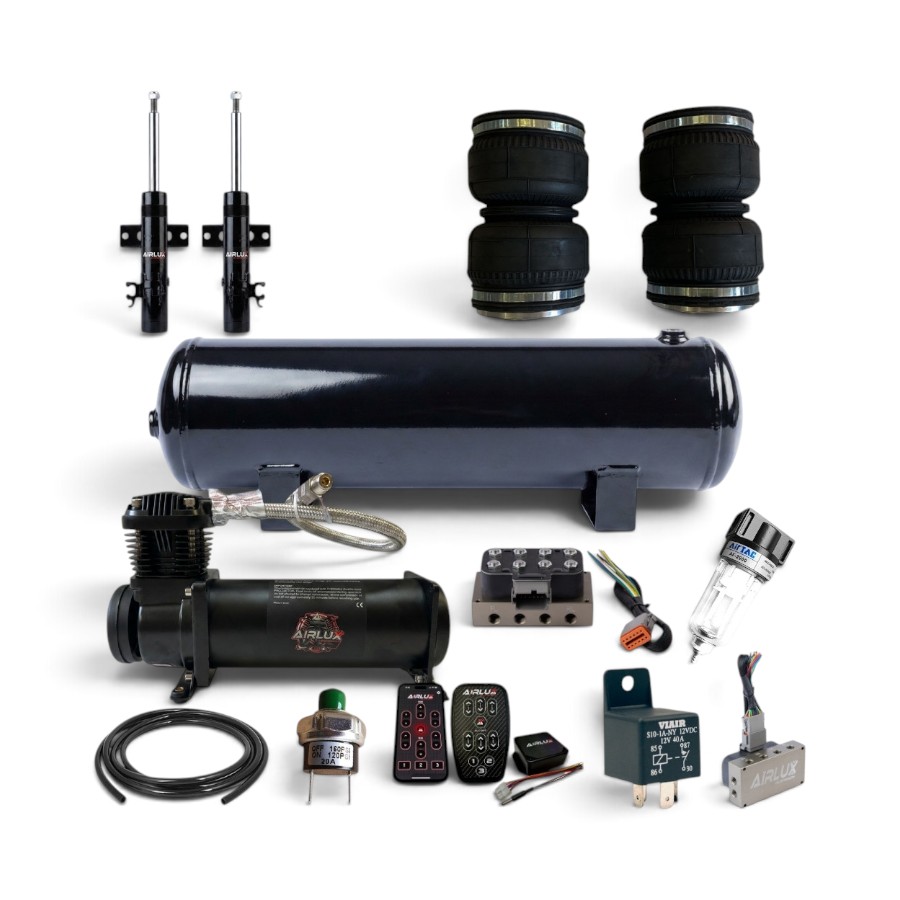 (6) 03 BLUETOOTH BELLOWS KIT Picture 2 Airlux Air Suspension Bluetooth Management Bellows Kit for Chevrolet Spark / Aveo - Image 1