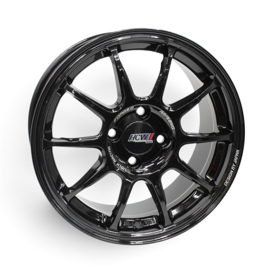 M9320 15" M9320 4x100 Gloss Black Alloy Wheels - Image 1
