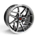 15" GR-4034 4x100 & 4x108 Black Machine Face Alloy Wheels