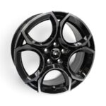 16" M8559 5x100 Black Machine Face Alloy Wheels
