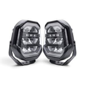 Truck-Lamp 9″ Multifunction LED Driving Light Set – 24,000 Lumens