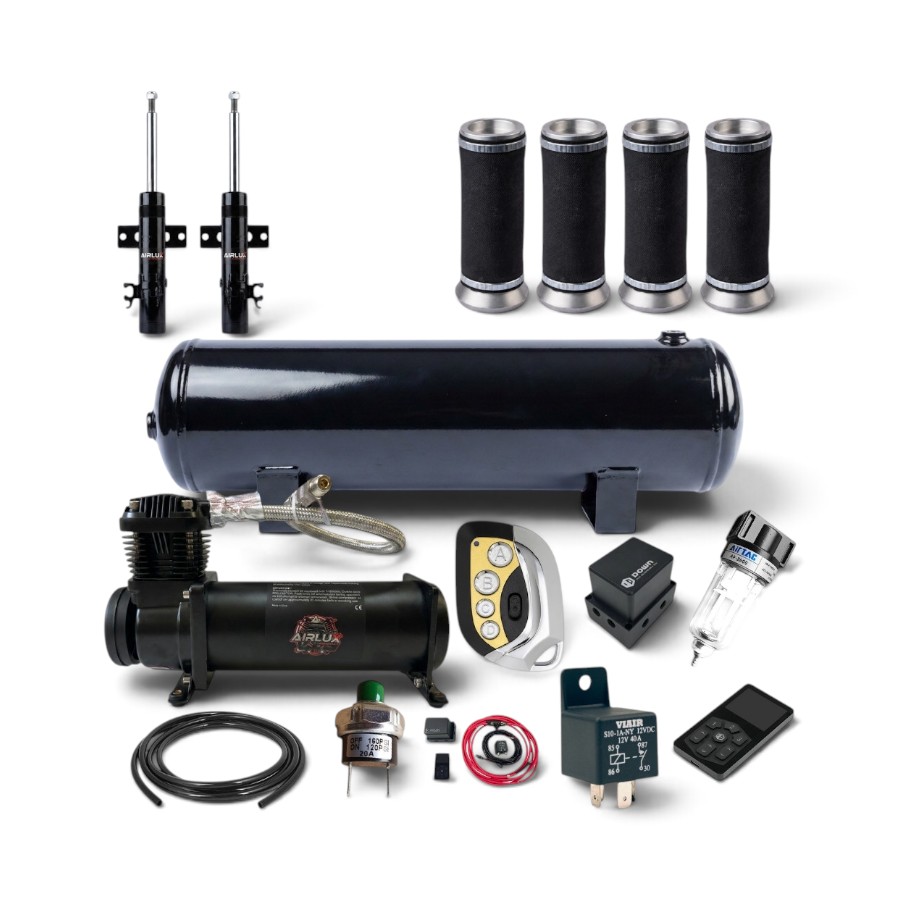 ARX-MC2 Airlux VU2 Down Management Air Suspension Bellows Kit For Mercedes W203/W204/W205 W176/W177incl AMG Models - Image 1