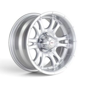 15" A-Line Fear 6x139 Arctic Silver Alloy Wheels
