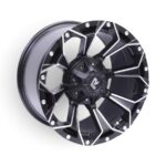 17" GR-178 6x139 Matt Black Machine Face Alloy Wheels