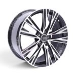 19" QS-5142 5x112 Black Machine Face Alloy Wheels