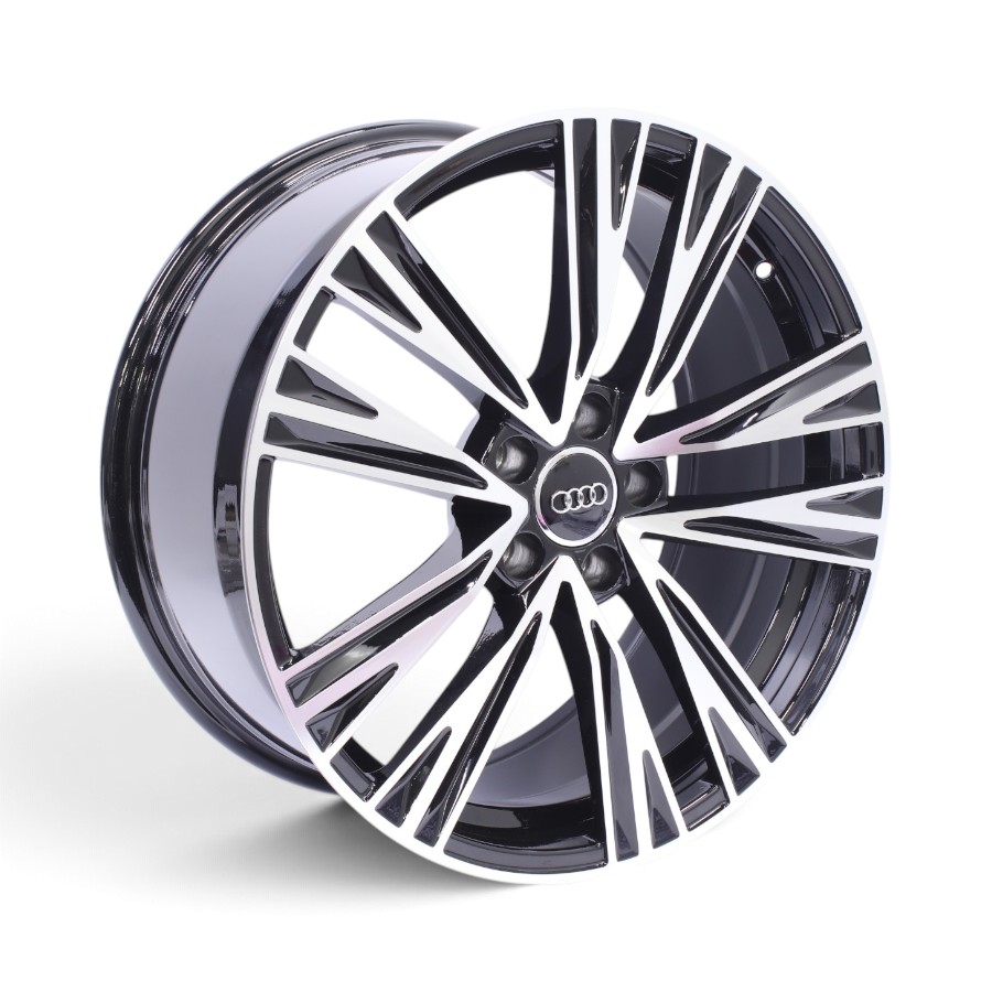 F5142 19 19" QS-5142 5x112 Black Machine Face Alloy Wheels - Image 1