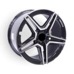 19" CW-183 5x112 Black Machine Face Alloy Wheels
