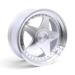 17" CW-2728 4x100 & 5x100 Silver Machine Face Alloy Wheels