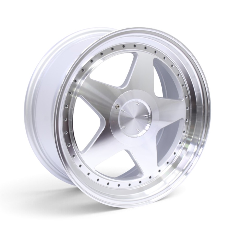 ZAR2606-2728 17 17" CW-2728 4x100 & 5x100 Silver Machine Face Alloy Wheels - Image 1