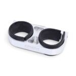 Anodized Aluminium Fuel Pump Bracket - Double - 60mm