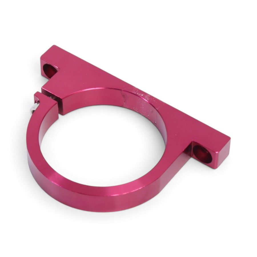 15074 Anodized Aluminium Fuel Pump Bracket - Red - Image 1