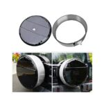 18" Stainless Steel Black Spare Wheel Cover for Jetour T2 2025 - Image 3