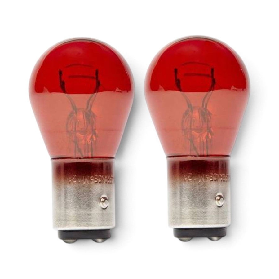 1157-144 RED Double Contact 12-24v Bulb - Red (pair) - Image 1
