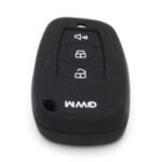 Rubber Key Cover suitable for GWM Haval (3 button) - Black