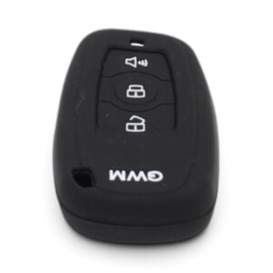 Rubber Key Cover suitable for GWM Haval (3 button) - Black
