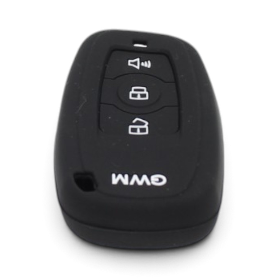 KEY COVER HAVAL Rubber Key Cover suitable for GWM Haval (3 button) - Black - Image 1