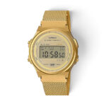 Casio A171WEMG-9ADF Vintage Gold Digital Watch with Mesh Band