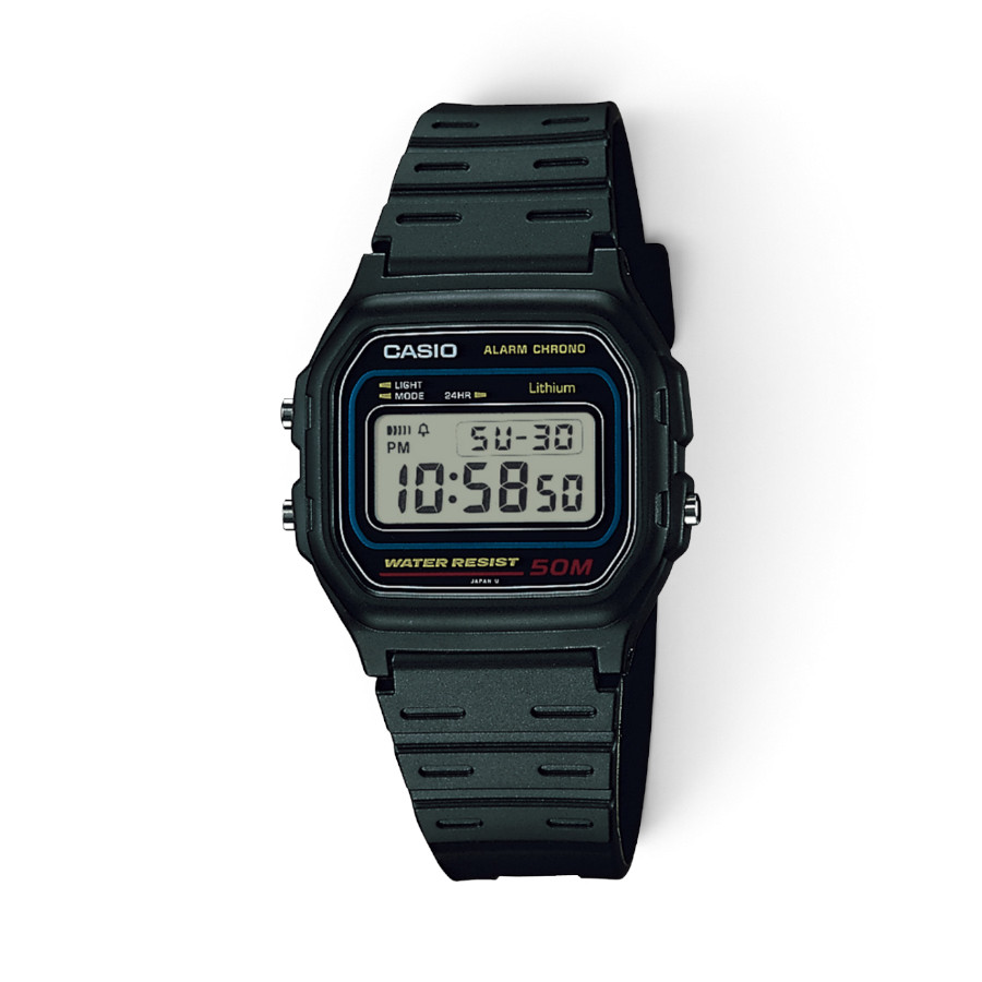 W-59-1VQ Casio W-59-1VQ Classic Black Digital Watch - Image 1