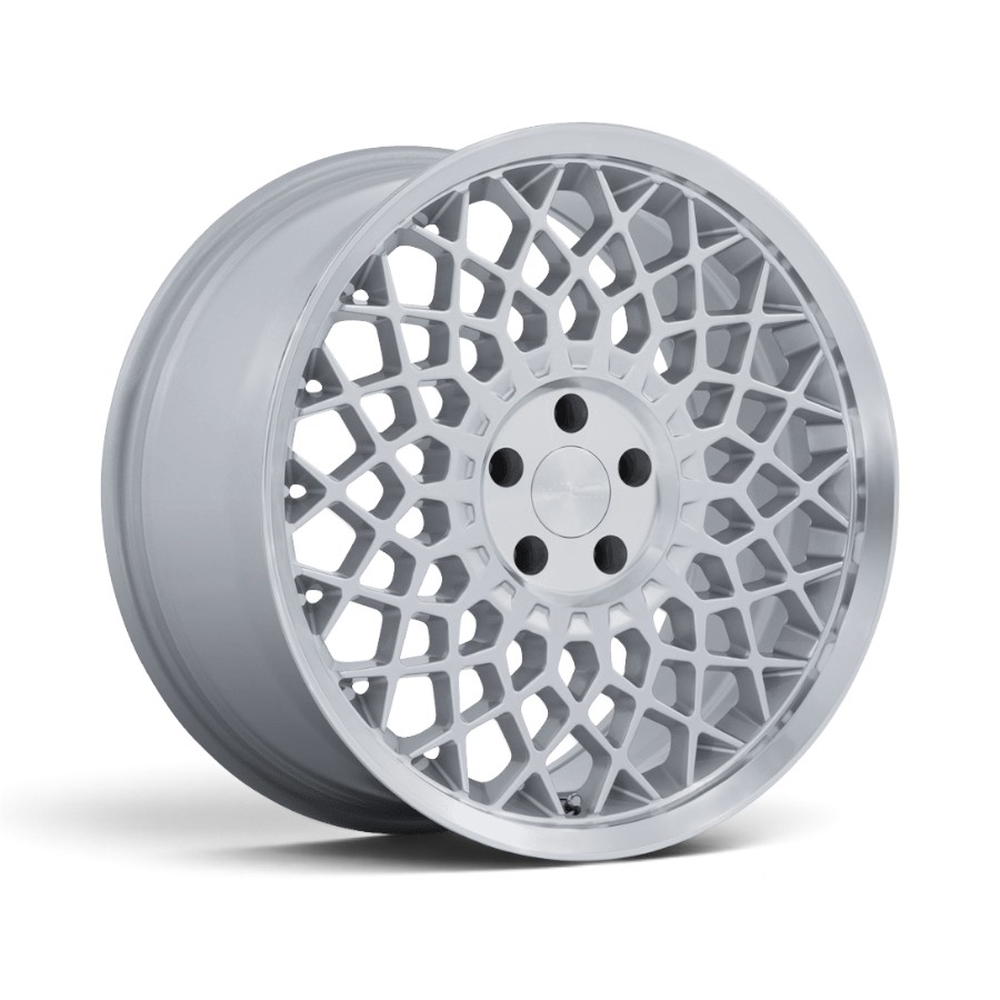 CJJ 19 19" Rotiform CJJ 5x112 Gloss Silver Machine Lip Alloy Wheels - Image 1