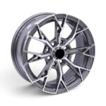 14" ZM-134 4x100 & 4x114 Gunmetal Machine Face Alloy Wheels