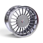 15" CW-5674 4x100 & 4x108 Gunmetal Chrome Alloy Wheels
