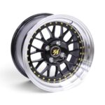 15" CW-5672 4x100 Gloss Black Alloy Wheels