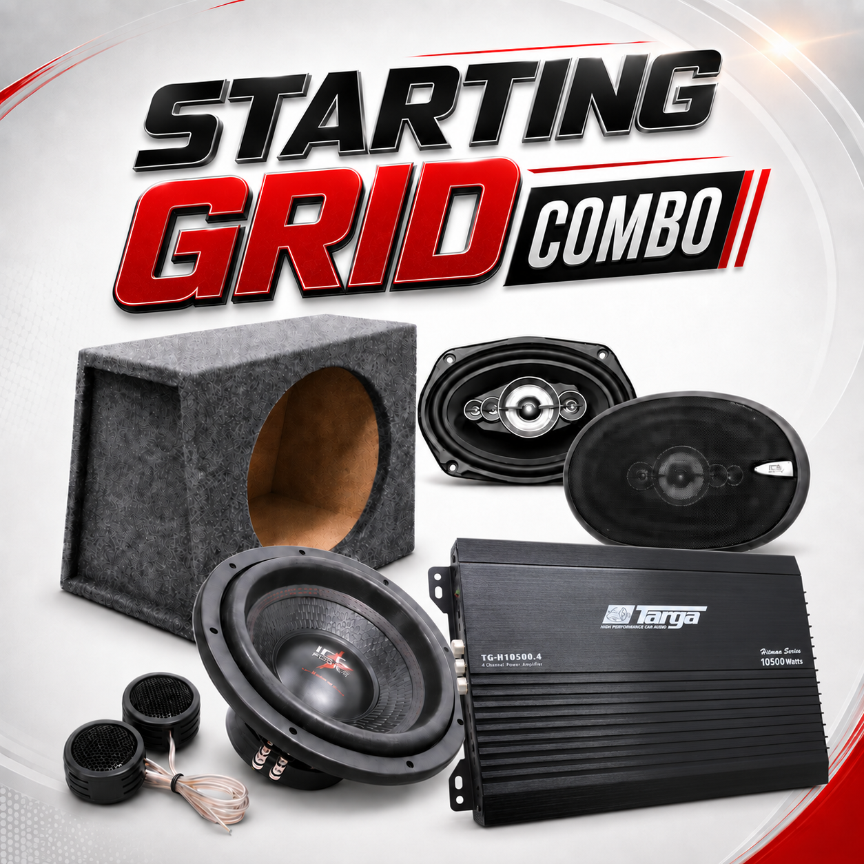 starting grid Updated Starting Grid Car Audio Combo System - Image 1