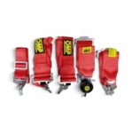 OMP Racing 5 Point Racing Seat Harness - Red