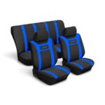 Stingray Rally Series Blue & Black 6piece Seat Cover Set