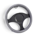 Bling Design Grey Steering Wheel Cover