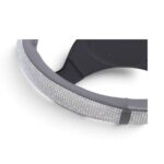 Bling Design Grey Steering Wheel Cover - Image 2