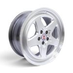 17" TWC526 5x100 Hyper Silver Machine Lip Alloy Wheels