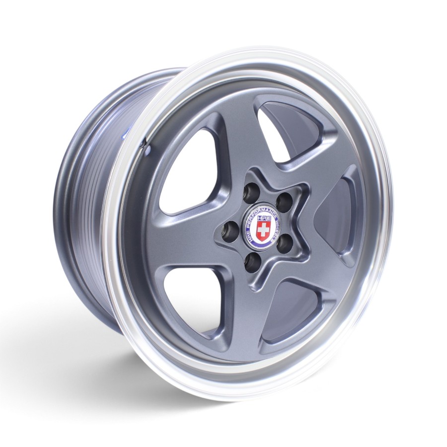 twc527 17" TWC527 5x100 Gunmetal Machine Lip Alloy Wheels - Image 1