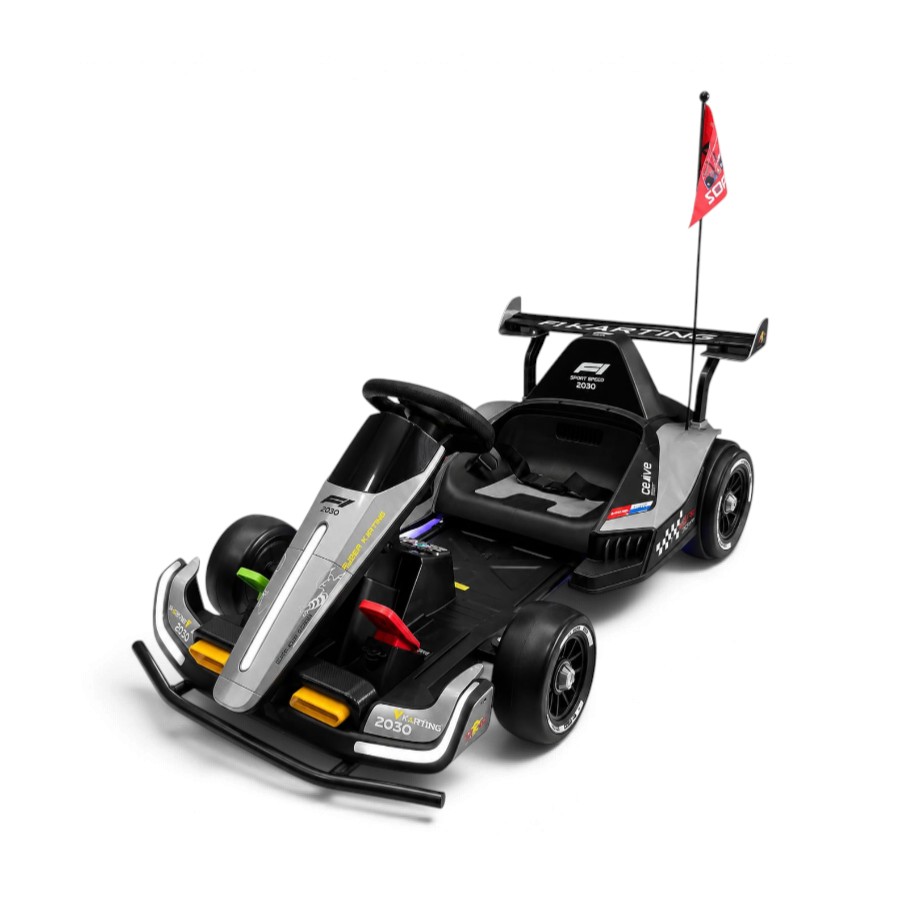 GOKART Premium Electric Kids F1 Racing Go-Kart Ride On Car LEDS – 24V - Image 1