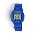 Casio LA-20WH-2ADF Digital Watch – Blue Resin Strap With LED Light And Stopwatch
