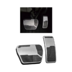 Alluminium with Black Trim Foot Pedals for Jetour T2
