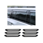 Black Roof Rack Trim Upgrade for Jetour T2 (6 piece set)
