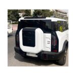 Gloss White Square Spare Wheel Cover for Jetour T2