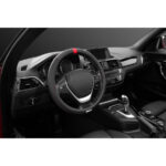 Sparco SPS124RD PVC Steering Wheel Cover - Black with Red Stitch - Image 2