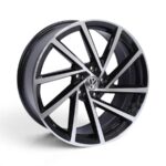18" VT-992 5x112 Black Machine Face Alloy Wheels