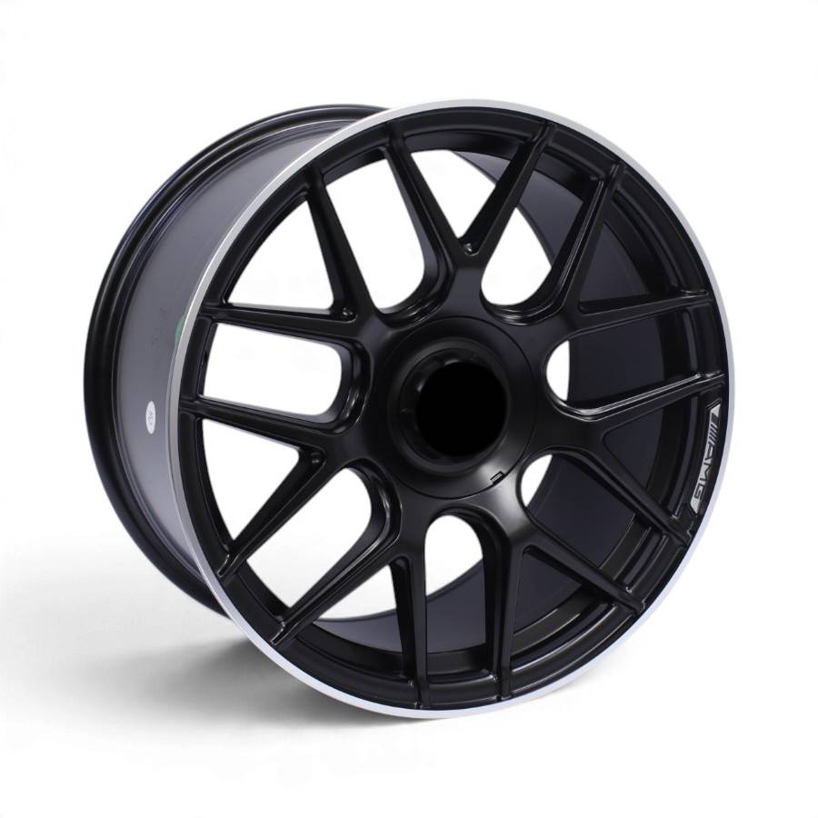 K908 18 18" VT-908 5x112 Matt Black Machine Lip Alloy Wheels - Image 1