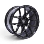 22" TM-254 6x139 Gloss Black Fully Forged Alloy Wheels