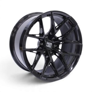 22" TM-254 6x139 Gloss Black Fully Forged Alloy Wheels