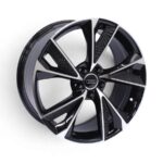 19" DX220 5x112 Black Machine Face Alloy Wheels