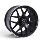 19" VT-908 5x112 Matt Black Machine Lip Alloy Wheels