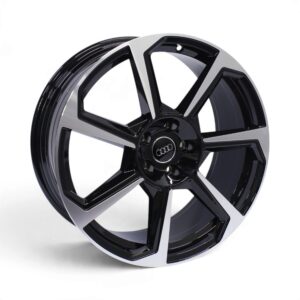 19" VT-912 5x112 Black Machine Face Alloy Wheels