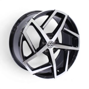 19" VT-812 M812 5x112 Black Machine Face Alloy Wheels