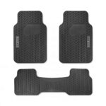 Sparco SPF501BK PVC Tread Design 3piece Car Mats