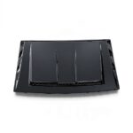 Gloss Black Bonnet Hoodvent Cover for iCaur V23