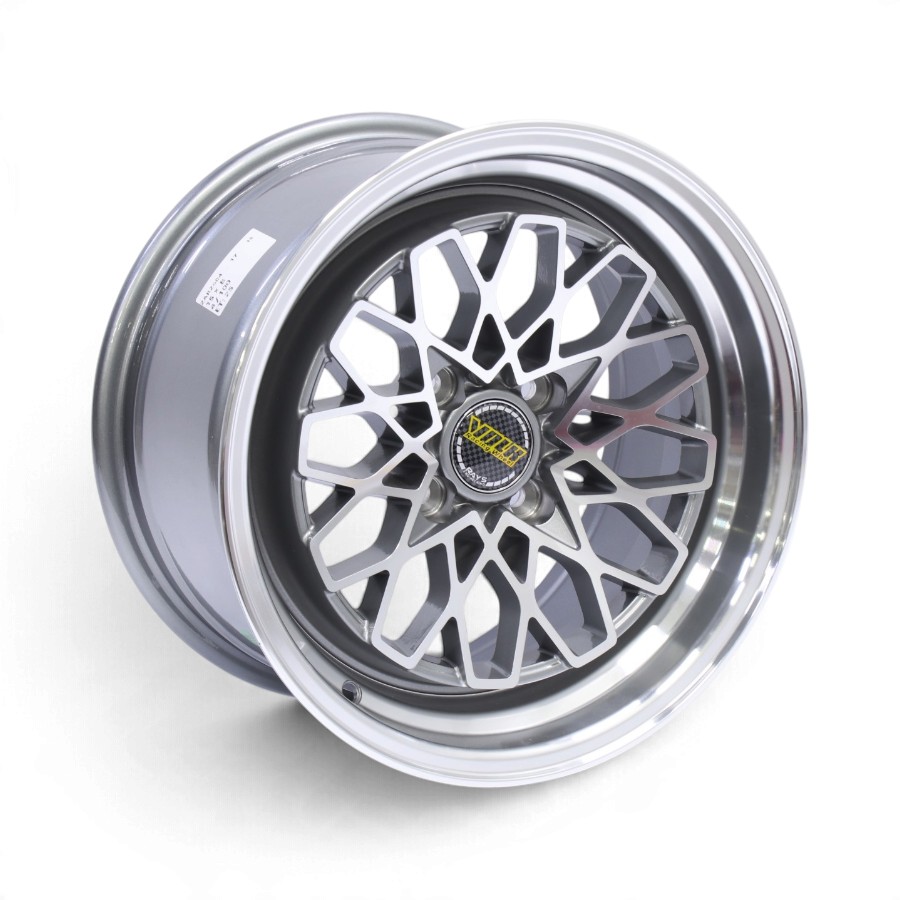 ZAR-2604 17 15 15" ZA-2604 4x100 Gunmetal Alloy Wheels - Image 1